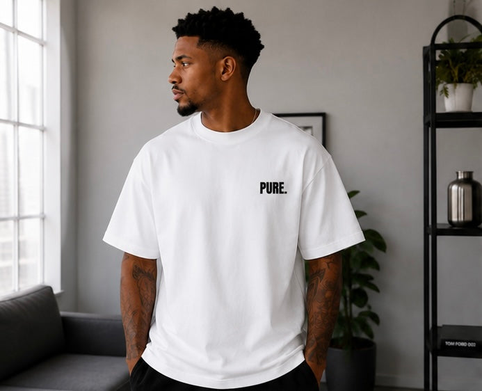 PURE DROP 01 - Stay Uncomfortable (Black Text)