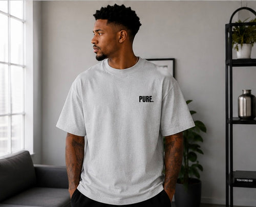 PURE DROP 01 - Stay Uncomfortable (Black Text)